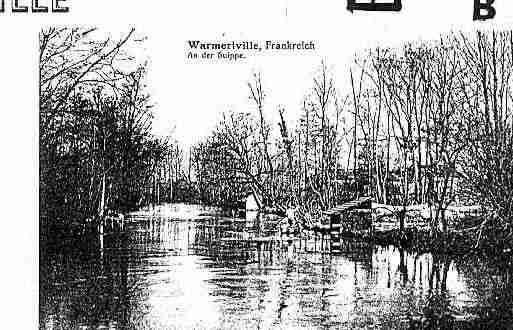 Ville de WARMERIVILLE Carte postale ancienne