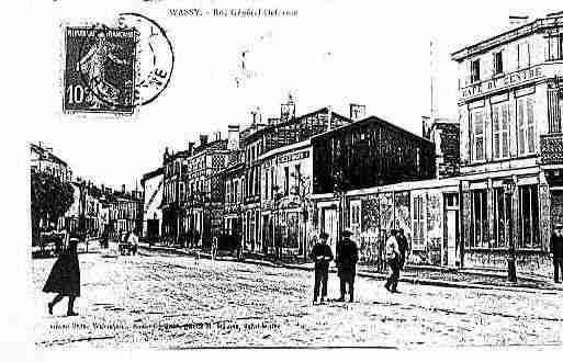 Ville de WASSY Carte postale ancienne Ville de WASSY Carte postale ancienne