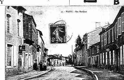 Ville de WASSY Carte postale ancienne