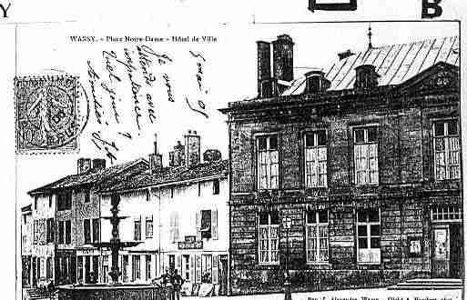 Ville de WASSY Carte postale ancienne