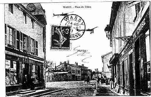 Ville de WASSY Carte postale ancienne