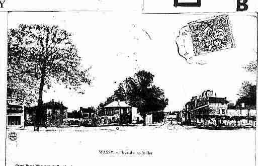 Ville de WASSY Carte postale ancienne