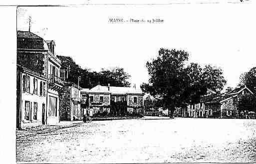 Ville de WASSY Carte postale ancienne