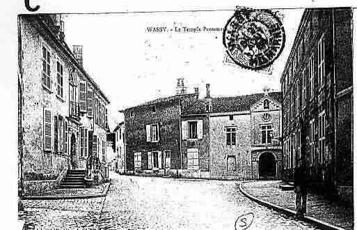 Ville de WASSY Carte postale ancienne