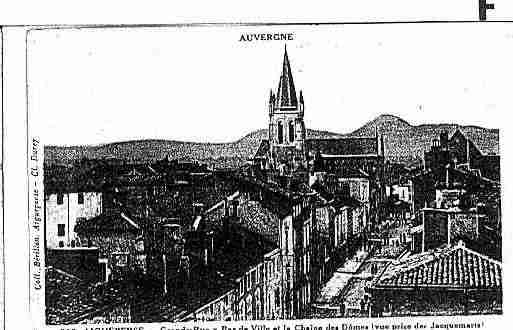 Ville de AIGUEPERSE Carte postale ancienne