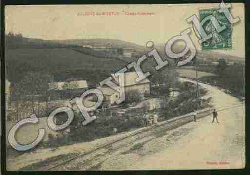 Ville de ALLIGNYENMORVAN Carte postale ancienne