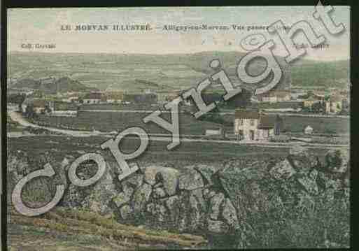 Ville de ALLIGNYENMORVAN Carte postale ancienne