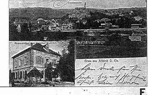 Ville de ALTKIRCH Carte postale ancienne