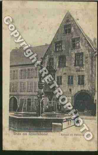 Ville de AMMERSCHWIHR Carte postale ancienne