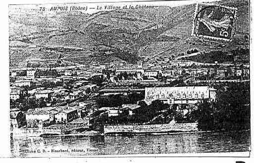 Ville de AMPUIS Carte postale ancienne