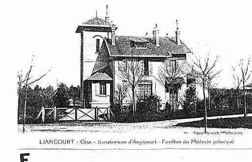 Ville de ANGICOURT Carte postale ancienne