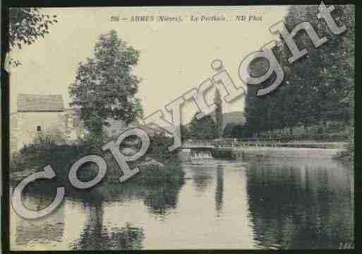 Ville de ARMES Carte postale ancienne