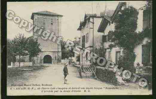 Ville de ASCAIN Carte postale ancienne