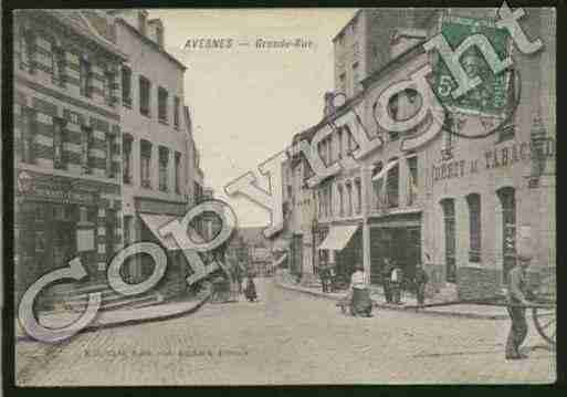 Ville de AVESNESSURHELPE Carte postale ancienne