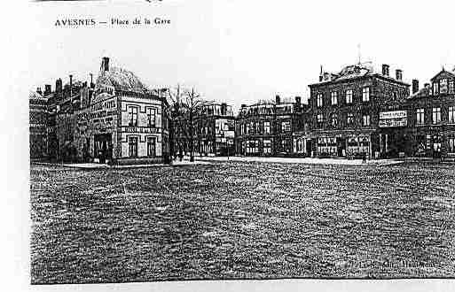 Ville de AVESNESSURHELPE Carte postale ancienne