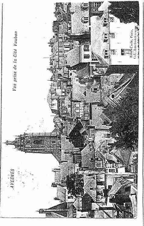 Ville de AVESNESSURHELPE Carte postale ancienne