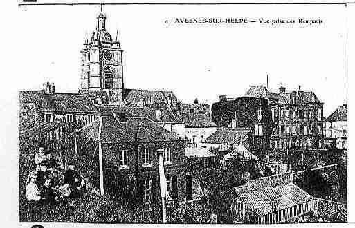 Ville de AVESNESSURHELPE Carte postale ancienne