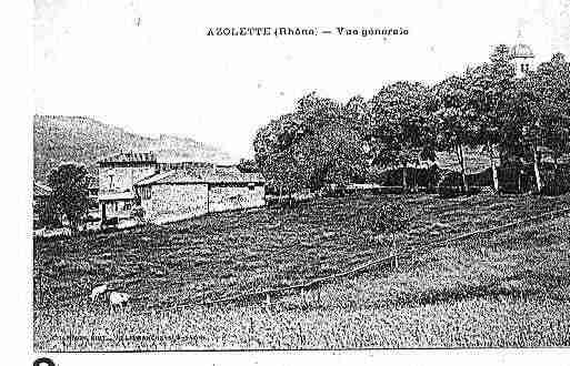 Ville de AZOLETTE Carte postale ancienne