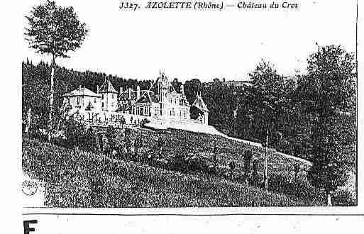 Ville de AZOLETTE Carte postale ancienne