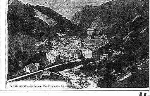 Ville de BAREGES Carte postale ancienne