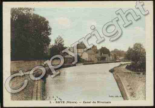 Ville de BAYE Carte postale ancienne