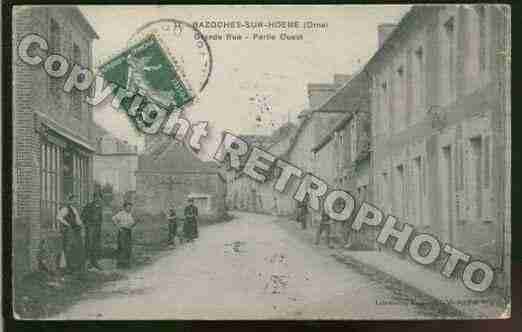 Ville de BAZOCHESSURHOENE Carte postale ancienne