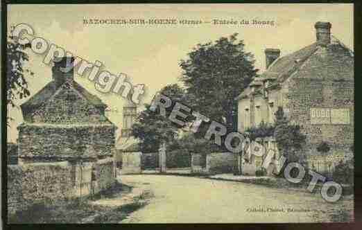 Ville de BAZOCHESSURHOENE Carte postale ancienne