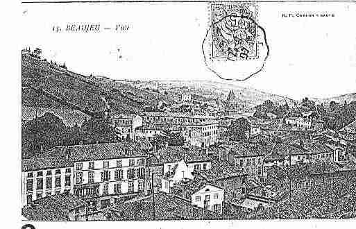 Ville de BEAUJEU Carte postale ancienne