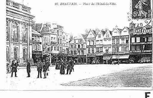 Ville de BEAUVAIS Carte postale ancienne