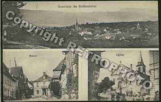 Ville de BEBLENHEIM Carte postale ancienne