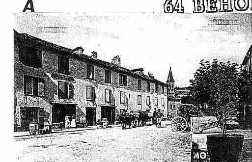 Ville de BEHOBIE Carte postale ancienne