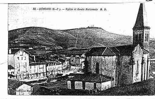 Ville de BEHOBIE Carte postale ancienne