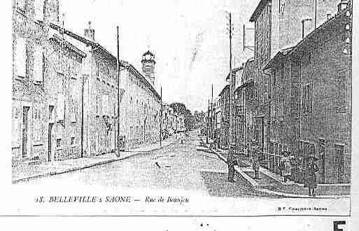 Ville de BELLEVILLE Carte postale ancienne