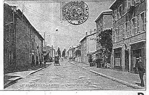 Ville de BELLEVILLE Carte postale ancienne