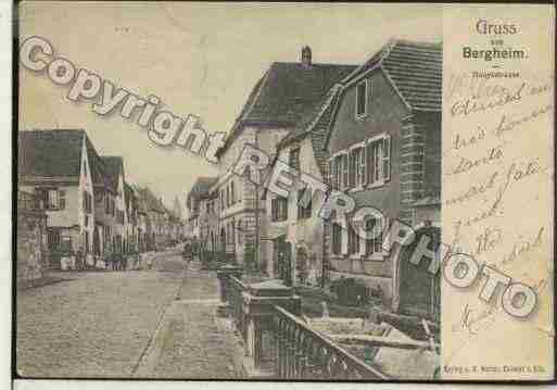Ville de BERGHEIM Carte postale ancienne