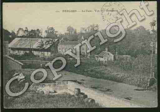 Ville de BERGUES Carte postale ancienne