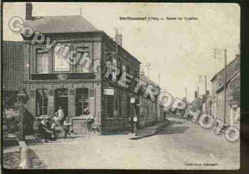 Ville de BERTHECOURT Carte postale ancienne