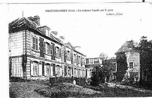 Ville de BERTHECOURT Carte postale ancienne