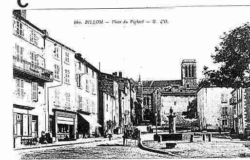 Ville de BILLOM Carte postale ancienne