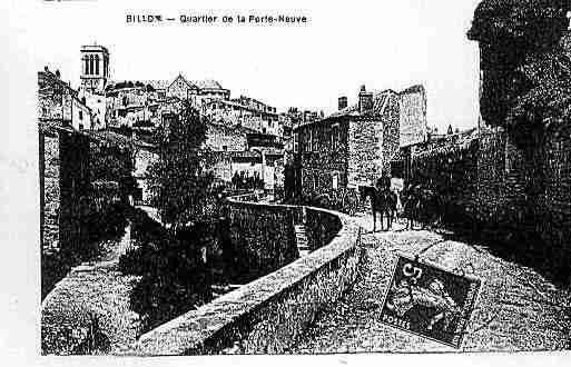 Ville de BILLOM Carte postale ancienne