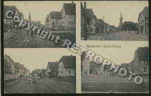 Ville de BLOTZHEIM Carte postale ancienne