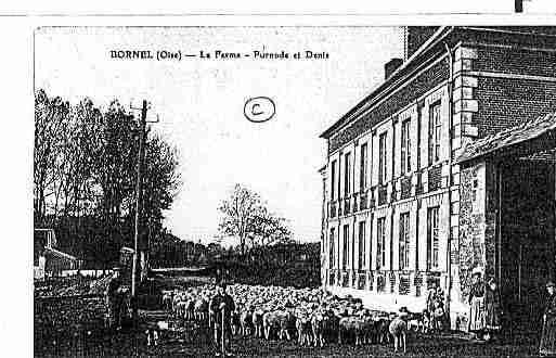 Ville de BORNEL Carte postale ancienne