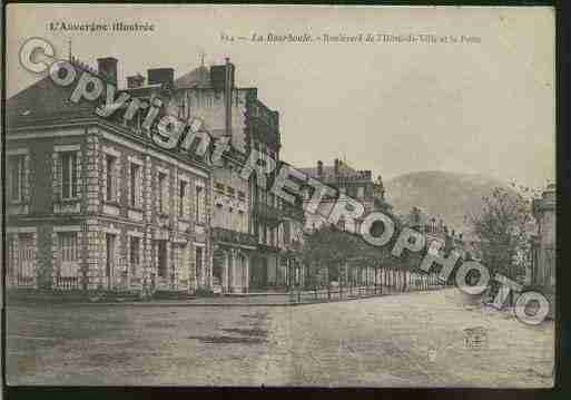 Ville de BOURBOULE(LA) Carte postale ancienne