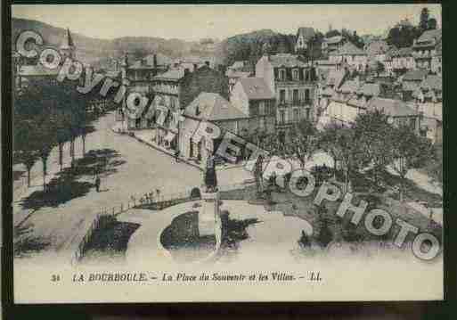 Ville de BOURBOULE(LA) Carte postale ancienne