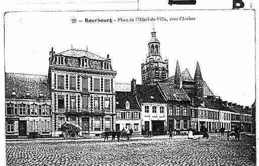 Ville de BOURBOURG Carte postale ancienne