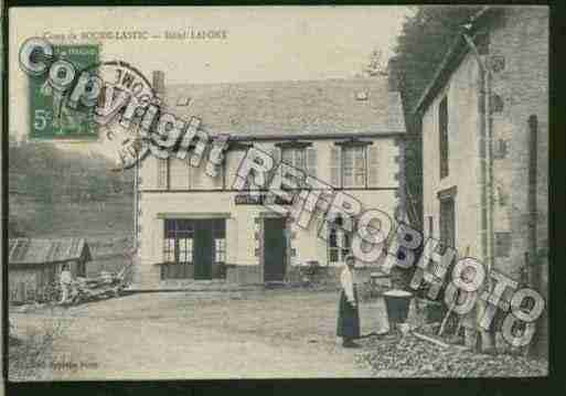 Ville de BOURGLASTIC Carte postale ancienne