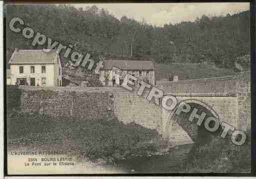 Ville de BOURGLASTIC Carte postale ancienne