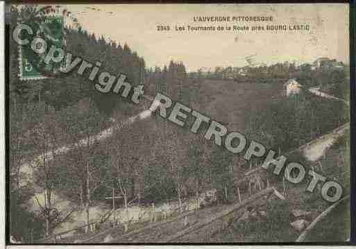 Ville de BOURGLASTIC Carte postale ancienne