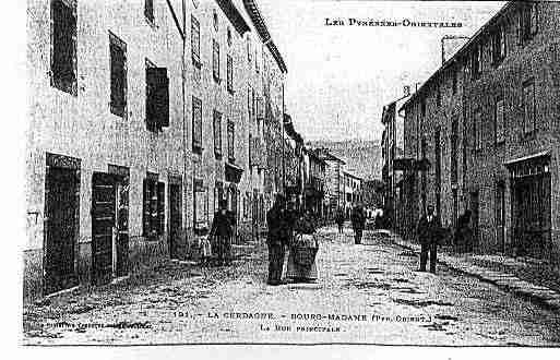 Ville de BOURGMADAME Carte postale ancienne