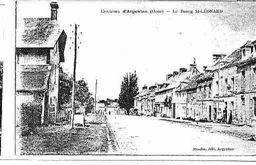 Ville de BOURGSAINTLEONARD(LE) Carte postale ancienne